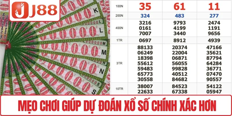 Mẹo chơi giúp dự đoán xổ số chính xác hơn